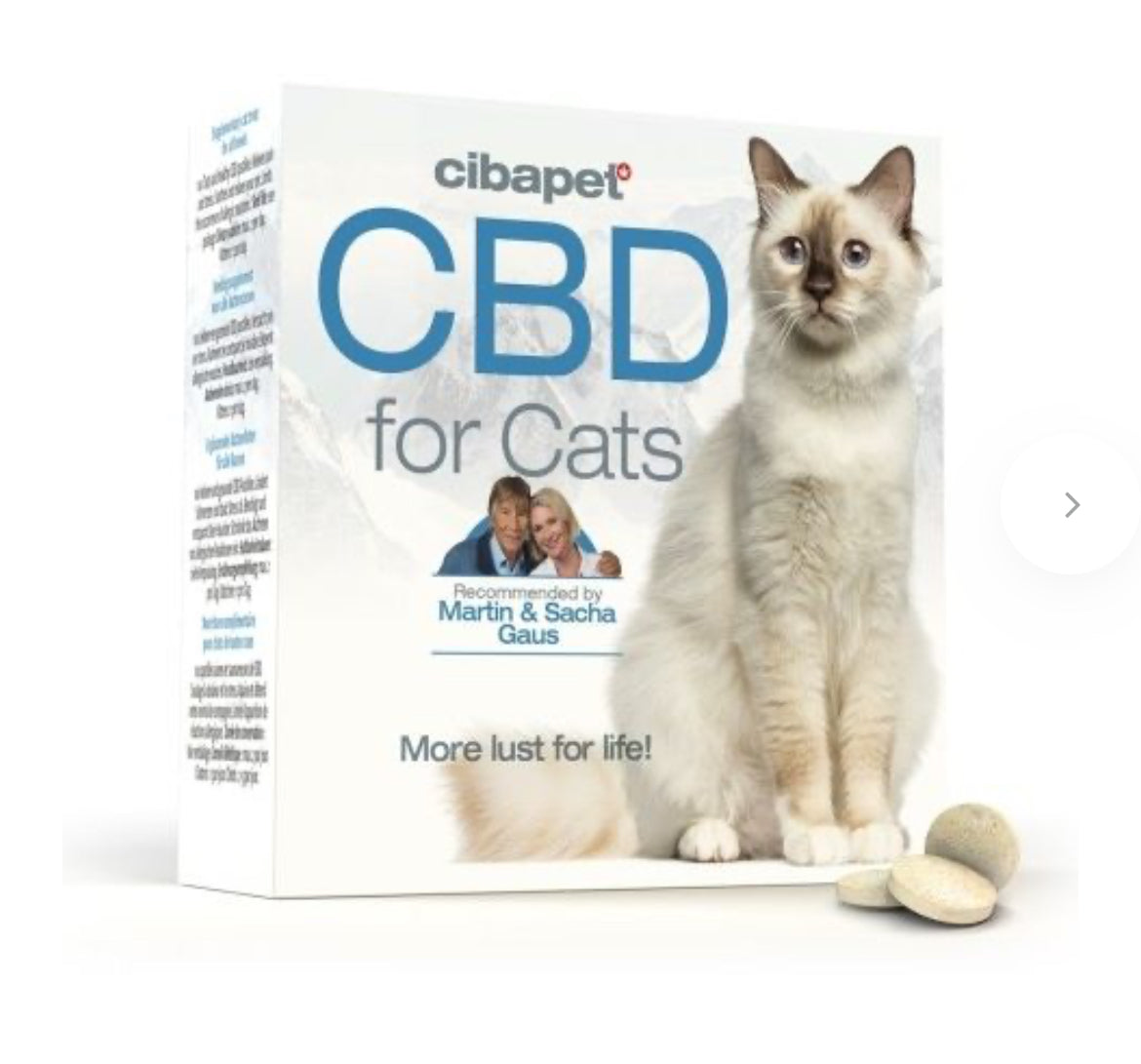 Cibapet CBD Pastilles For Cats 100 tablets, 130mg CBD