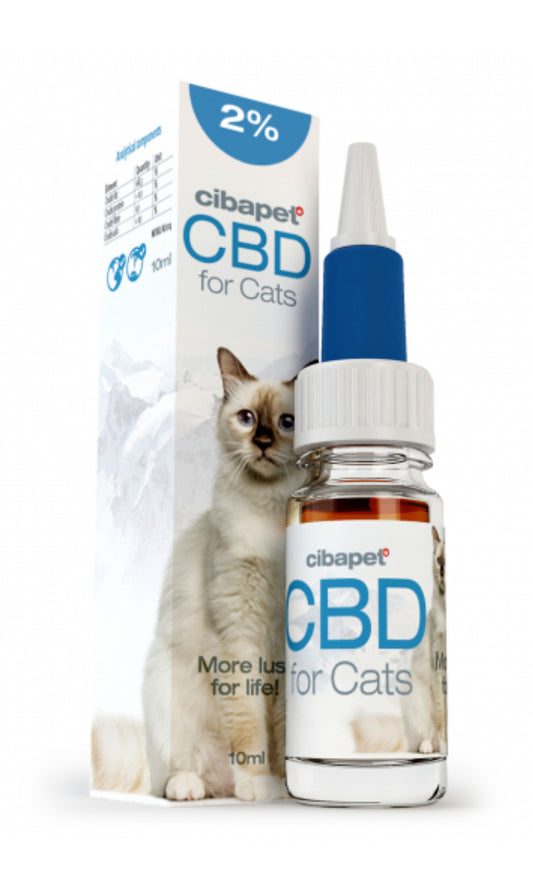 Cibapet 2% CBD Oil for cats, 200 mg, 10 ml