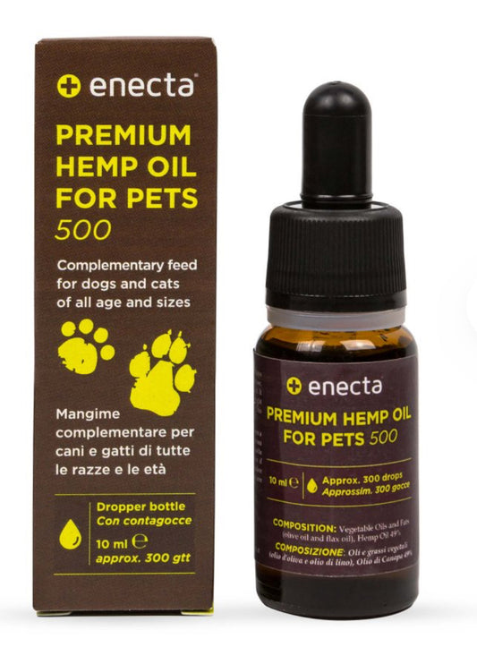 Enecta CBD Oil for Pets 5%, 500 mg, 10 ml