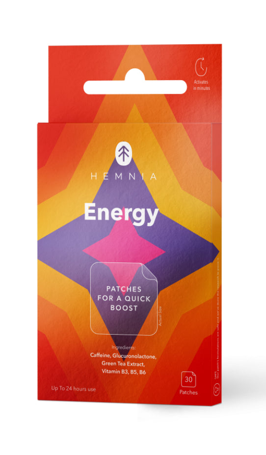 Hemnia Energy - Patches for a quick boost, 30 pcs