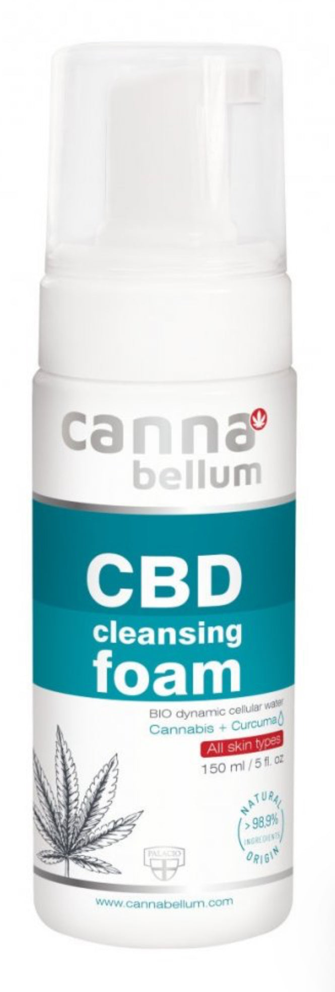 Cannabellum CBD Face Cleansing Foam, 150 ml