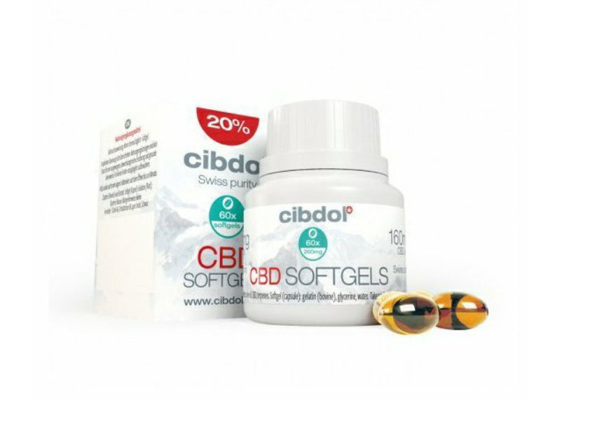 Cibdol CBD Softgels 20%, 60x32mg, 1920 mg