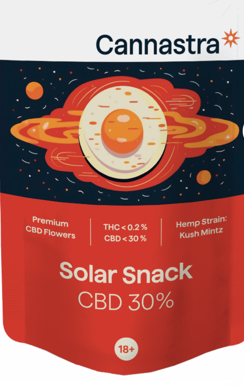 Cannastra CBD Flowers Solar Snack, CBD 30 %