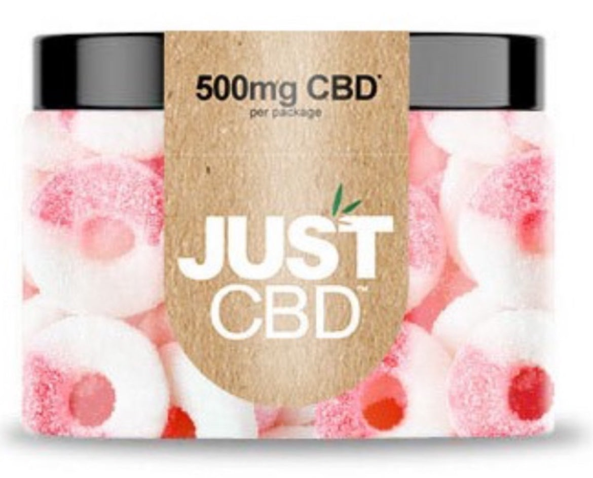 JustCBD Gummies Melon Rings 1000mg