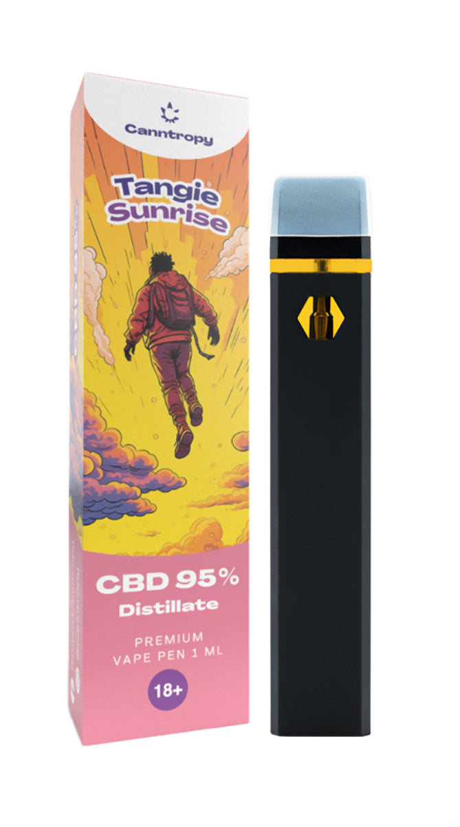 Canntropy CBD Disposable Vape Pen Tangie Sunrise, CBD 95 %, 1 ml