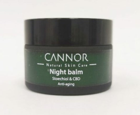 Cannor Night AntiAge Cream with CBD & Stoechiol - 25ml