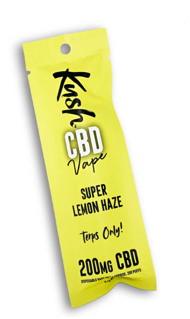 Kush Vape CBD Vape Pen Super Lemon Haze 2.0, 200 mg CBD