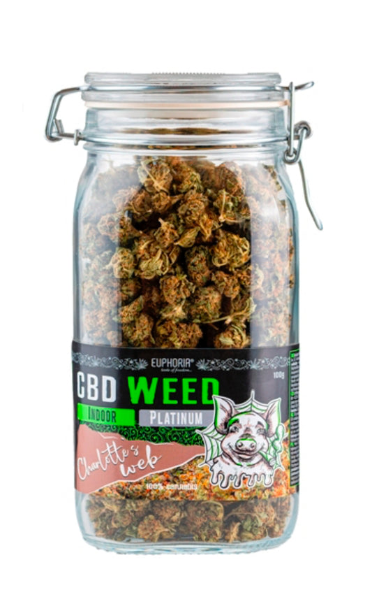 Euphoria CBD Weed Glass Greedy Pig, 100g