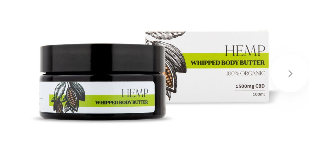 Endoca Hemp Whipped Body Butter 1500 mg CBD, 100 ml