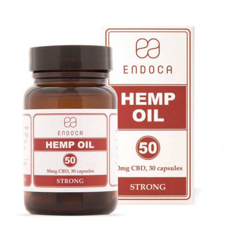 Endoca Hemp Oil Capsules 1500 mg CBD, 30 pcs