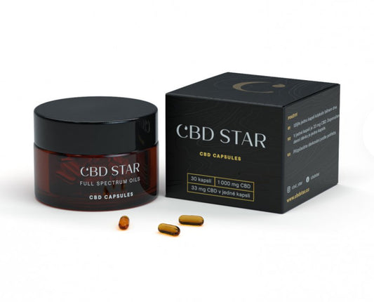 CBD Star CBD Softgels 10%, 1000 mg, 30 pcs