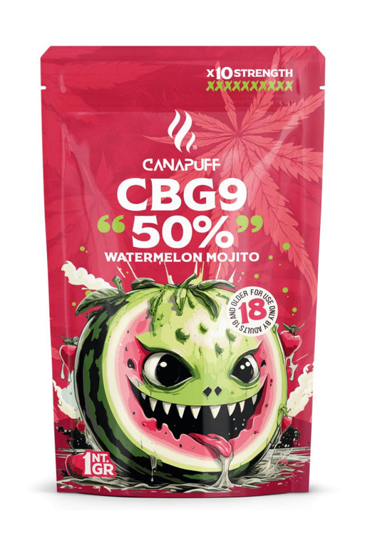 CanaPuff CBG9 Flowers Watermelon Mojito, 50 % CBG9 5 grams