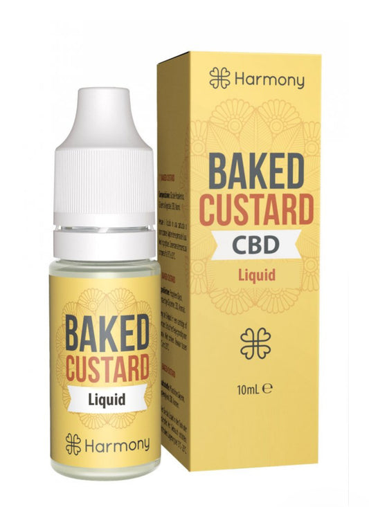 Harmony CBD Liquid Baked Custard 10ml, 600 mg CBD