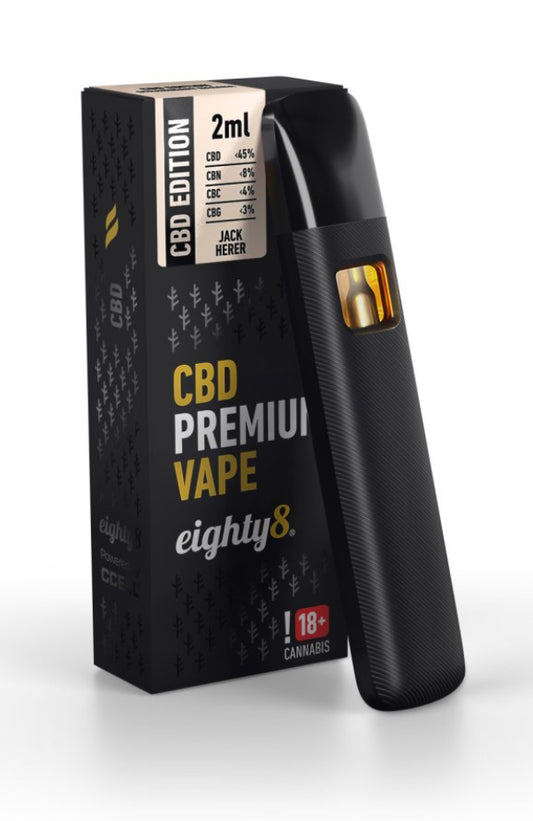 Eighty8 CBD Vape Jack Herer, 92 % CBD, 2 ml