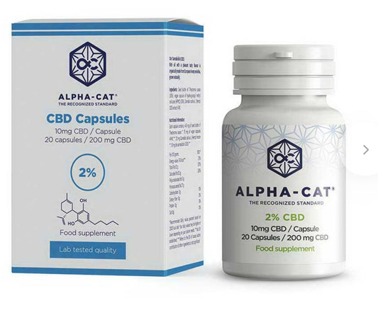 Alpha-CAT CBD Capsules 20x20mg, 400 mg