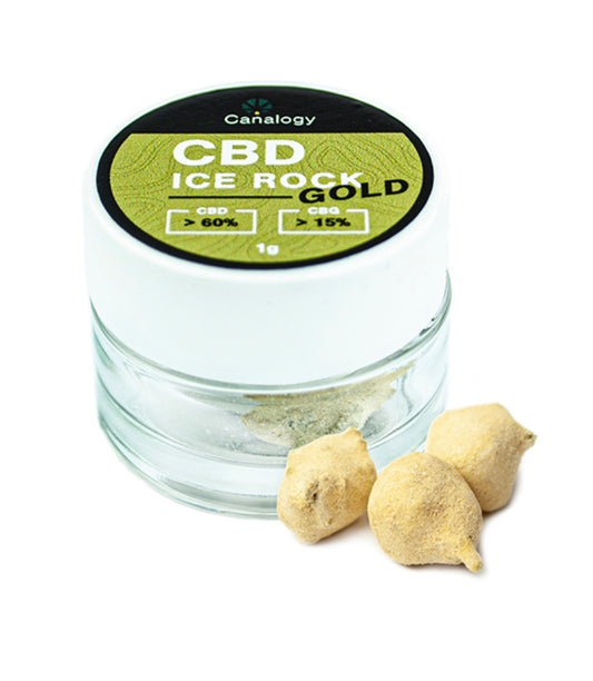 Canalogy CBD IceRock Gold 60% CBD, 15% CBG, 1 g