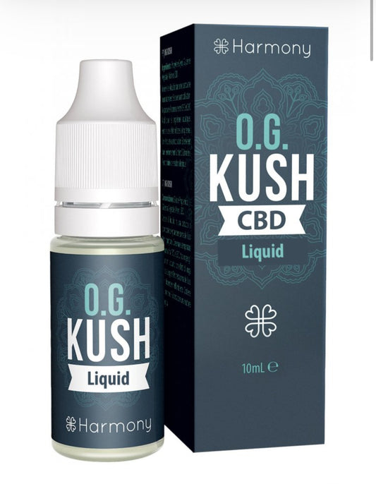 Harmony CBD Liquid O.G. Kush 10ml, 30-600 mg CBD