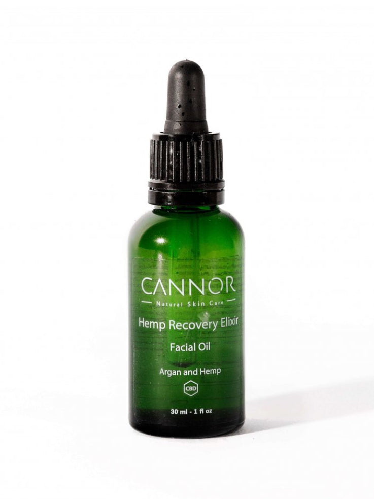 Cannor Hemp Recovery Elixir – Facial Oil with CBD – 30ml