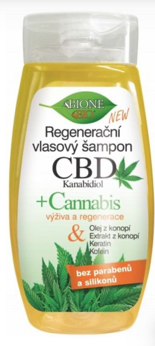 Bione Regenerating hair shampoo CBD Cannabidiol, 260 ml