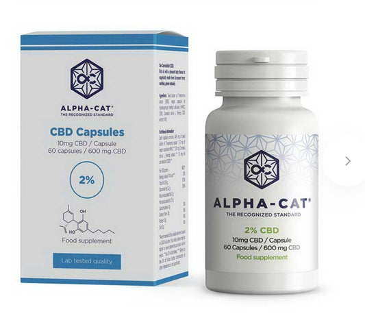 Alpha-CAT CBD Capsules 60x20mg, 1200 mg