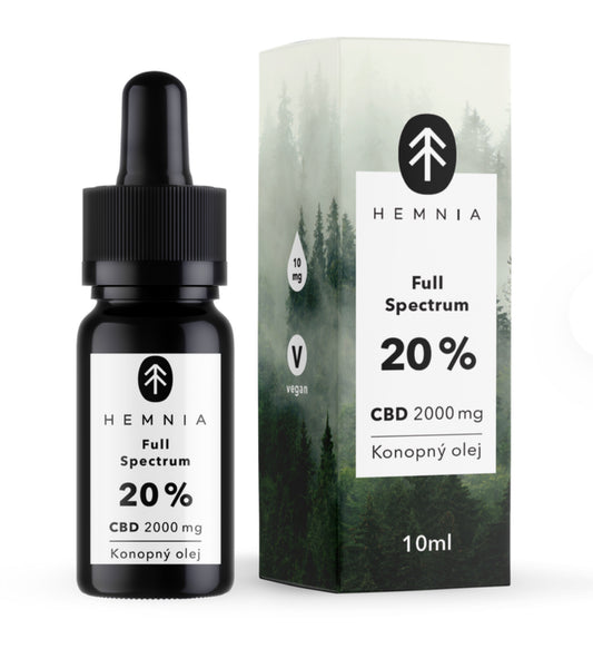 Full Spectrum CBD Hemp Oil 20%, 2000mg, 10ml